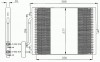 Klimakondensator, Kondensator Mahle/BEHR, Porsche, Boxster 986, 2,5 - 3,2 L