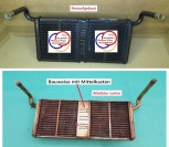 Mercedes R107, C107, W107, SL , Heizungskühler, Wärmetauscher Netzerneuerung, Überholung, A1078350201, 1078350201