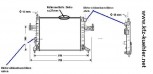 KÜHLER, Opel Corsa C, Opel Tigra, 1,8L m. Klima Schalter