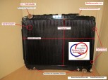 Kühler Wasserkühler Mercedes W107, R107, 350 SL, 450 SL, NEUAUFBAU mit Netzerneuerung