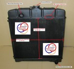 Wasserkühler, Kühler Überholung (STN) für MERCEDES W110, Schaltgetriebe, Heckflosse