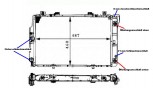 Wasserkühler Kühler (NR) Mercedes W140, 300 SE SEL u. S 320