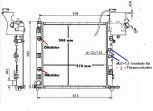 Kühler Wasserkühler, Mercedes 638 Vito, Mercedes 638/2 V Klasse