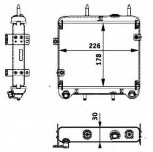 Ölkühler, Mercedes E Klasse, W210, S210, 300 Tubo D