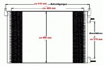 Kondensator Klimakondensator Vectra C, CDTi, 3,0 L mit Trockner