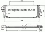 Ladeluftkühler, Turbokühler (OE), Mercedes Sprinter, VW LT