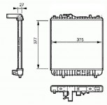 KÜHLER, Wasserkühler, OPEL AGILA (H00), 1,0 & 1,2L, ab. 08.03