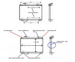 KÜHLER, Wasserkühler, Mazda B Serie (UN / UF) / Ford Ranger (TU) Schaltgetriebe