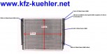 Kühler, Wasserkühler, Volvo 940 II, 960 II , S90, V90 , Benziner