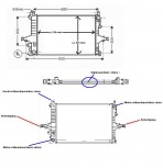 Kühler, Wasserkühler, Volvo V70 II, Volvo, Schalter zu 8602413