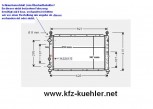 KÜHLER, Wasserkühler, Alfa 146, Lancia, Fiat