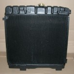 Neuaufbau, inkl. Leistungsverbesserten Kühlernetz, Kühler Wasserkühler Mercedes, G Klasse, W460, W461, Mercedes Puch / Wolf, mit Ölkühler unten