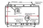 Kühler, Wasserkühler,  Honda CR-V / Modell 2 / (Geländewagen)