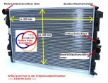 Kühler Wasserkühler, Mercedes Vito W639, Mercedes VIto Mixto W63