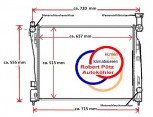 Kühler, Wasserkühler,  Jeep Grand Cherokee IV, WK / WK2