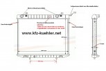 KÜHLER, Wasserkühler, OPEL Frontera A, 2.0i und 2.2i und 2.4