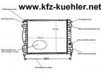Kühler, Wasserkühler, Renault Clio, 1,7-1,8 L, (auch RSI)