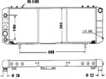 Kühler, Wasserkühler, Jeep Grand Cherokee (XJ) 4,0 L, M / A
