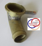 Adapterflansch 25mm / mit Einfüllstutzen / mit Verschlussdeckel