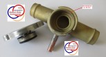 Adapterflansch 25mm / mit Einfüllstutzen / mit Verschlussdeckel