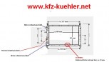Kühler, Wasserkühler, Alfa 155,  2,5 L V6,  Schalter mit Klima