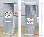 Aluminium - Wasserkühlernetz Sonderanfertigung