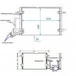 Klimakondensator, Kondensator, Klimakühler, VW Passat, Audi A4