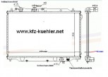 KÜHLER, Wasserkühler, Mazda 626, GD, Schaltgetriebe