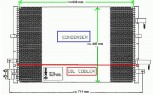 Kondensator, Klimakondensator, Ford Mondeo III, m. Ölkühler