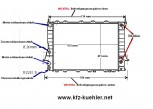 KÜHLER, Wasserkühler, Audi 100, Audi A6, C4 (1,9-2,5L) TDI, A