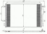 Klimakondensator, Kondensator, Audi A4, Audi A6, Typ B6, C5