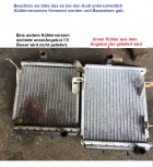NR Zusatzwasserkühler, Wasserkühler, Kühler, Audi A4, Audi S4, B6 & B7, rechte Seite
