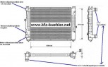 KÜHLER,Wasserkühler, Audi, A4, A6, VW Passat 3B2, 3B3, 3B5, 3B6