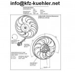 Lüfter, Kühlerlüfter, VW Golf 4, VW Bora, Audi A3, Audi TT, Seat