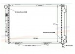 Kühler, Wasserkühler, Mercedes, W 124, Diesel 2,0 L
