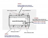 Wasserkühler, KÜHLER, Honda Accord, Honda Prelude, Rover 600, Automatik