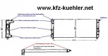 Kühler, Wasserkühler, Fiat Fiorino, Diesel