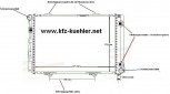 Kühler, Wasserkühler, Mercedes W201, 190, 2,0 L Automatik