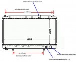 Kühler, Wasserkühler, Mitsubishi Eclipse, Benziner, Schaltgetrie