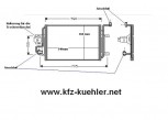 Klimakondensator BEHR Kondensator inkl. Trockner, Golf 4, Audi A 3 & TT, Seat, Skoda