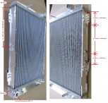 Vollaluminium KÜHLER, ALU Wasserkühler verschweißt, Audi, 80, 90, Coupe, Cabriolet, Quattro, Automatik