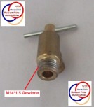 Wasserablasshahn, Ablasshahn, z. B. Mercedes