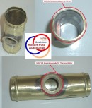 Adapterflansch 38mm mit M22*1,5 Gewinde und Thermoschalter