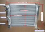 Aluminium Kühler, Wasserkühler Sonderanfertigung, Komplett NEUAUFBAU