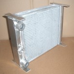 Aluminium Kühler, Wasserkühler Sonderanfertigung, Komplett NEUAUFBAU