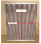 Kühlernetzanfertigung 480*380*40 aus Kupfer / Messing z.B. für Audi