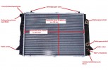 KÜHLER Wasserkühler, Audi 80 (B4/8C/89/8B) 2,6-2,8L Automatik
