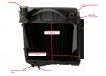 Kühlerüberholung, HL - Netzerneuerung, Instandsetzung, Kühler für Austin Healey Sprite, MG Midget