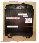 Wasserkühler/ Kühler  Netzerneuerung Überholung (Standard),  Borgward B611