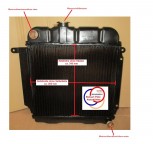 Kühler Wasserkühler NEUAUFBAU / Netzerneuerung, BMW E21, BMW 3er Serie, Schaltgetriebe